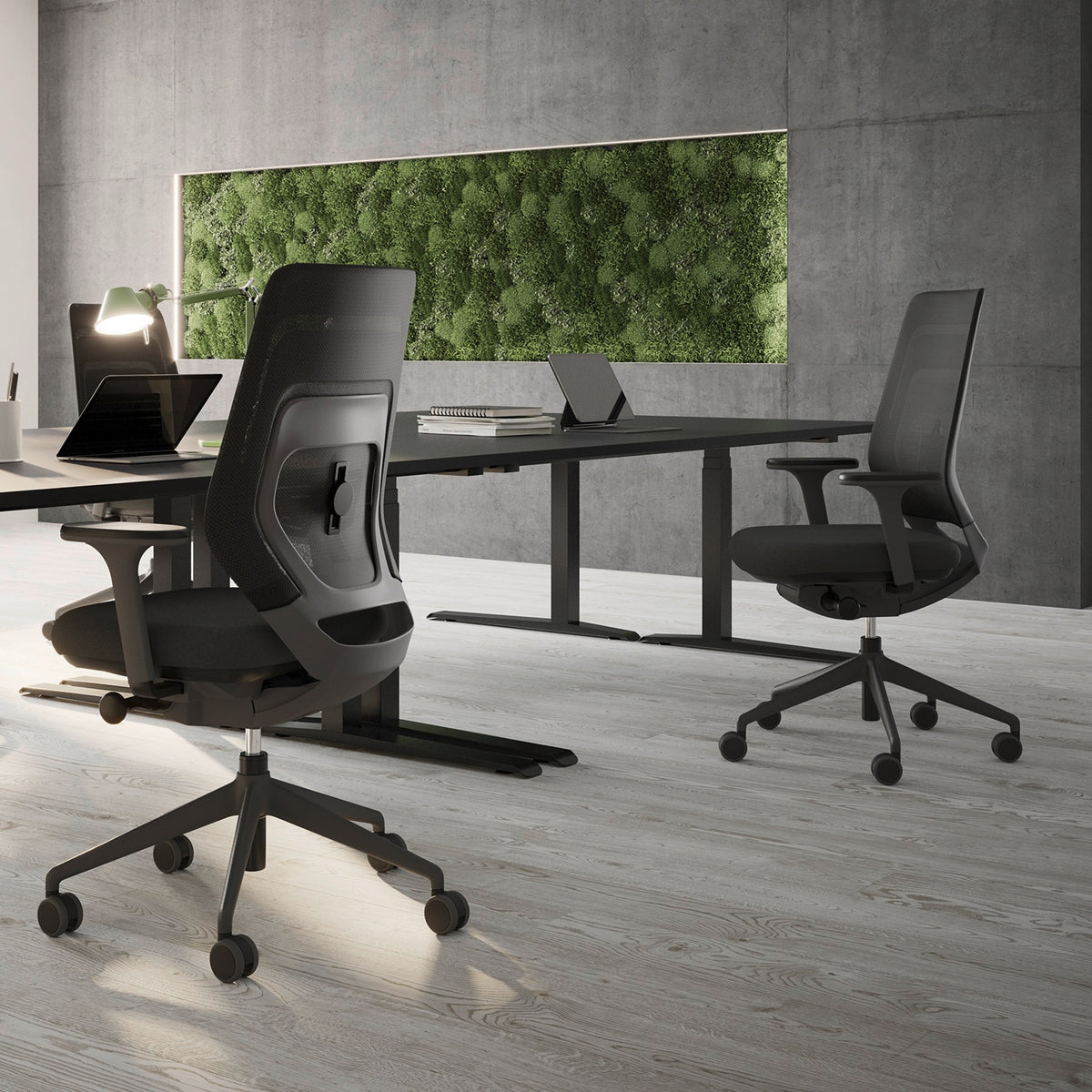 fm asiento Bürostuhl 3D Rücken Netzstrick Komfort - FASTLINE