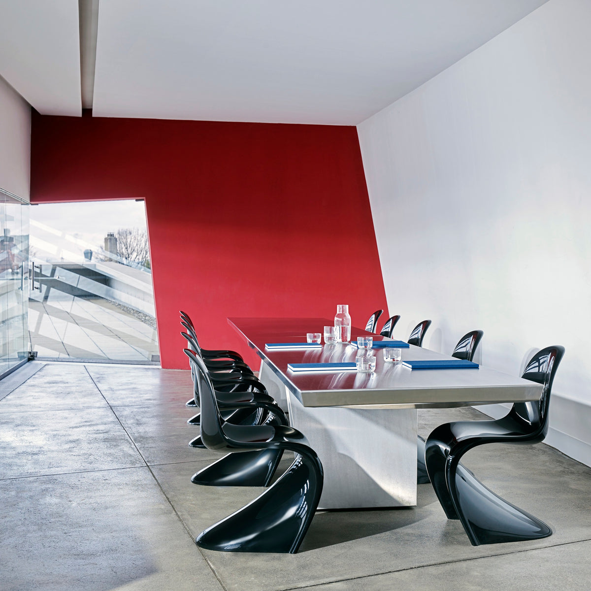 Vitra Panton Chair Classic Stuhl glänzend lackiert Originalversion