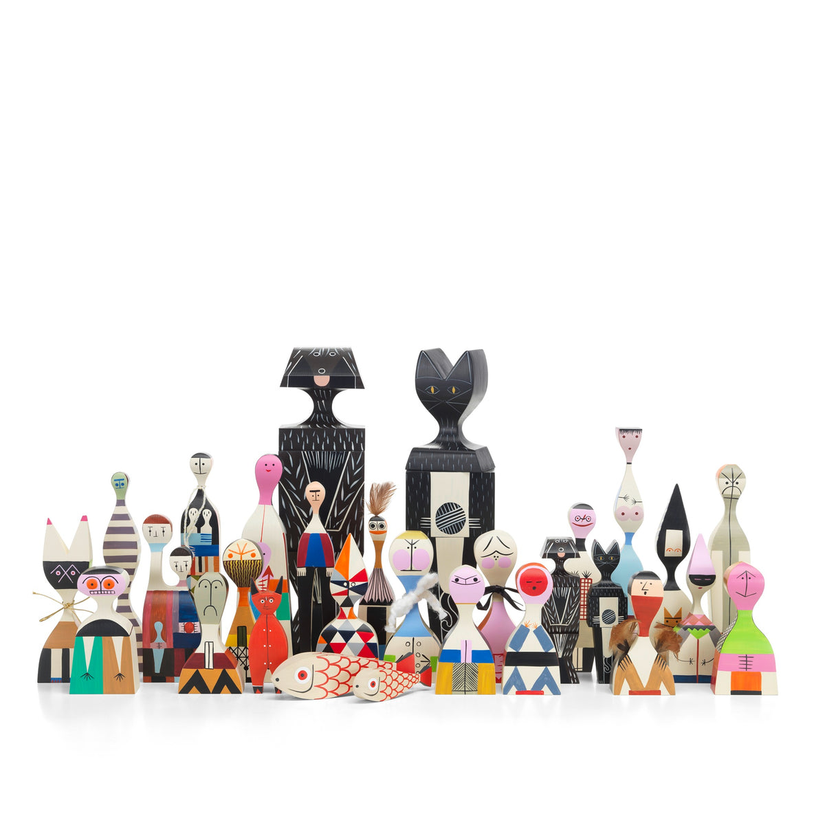 Vitra Wooden Dolls Little Devil exklusive limitierte Holzfigur bunt bemalt