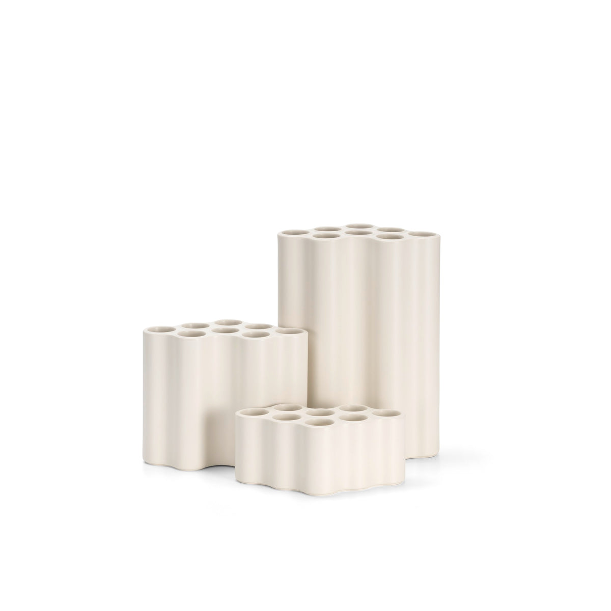 Vitra Nuage Vase céramique large Keramik matt weiß