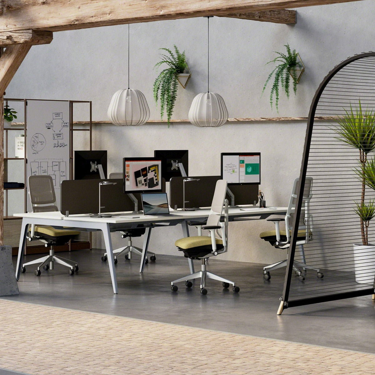 Steelcase Please Air Bürostuhl 2teilige Netz-Rückenlehne LTC²-Mechanik