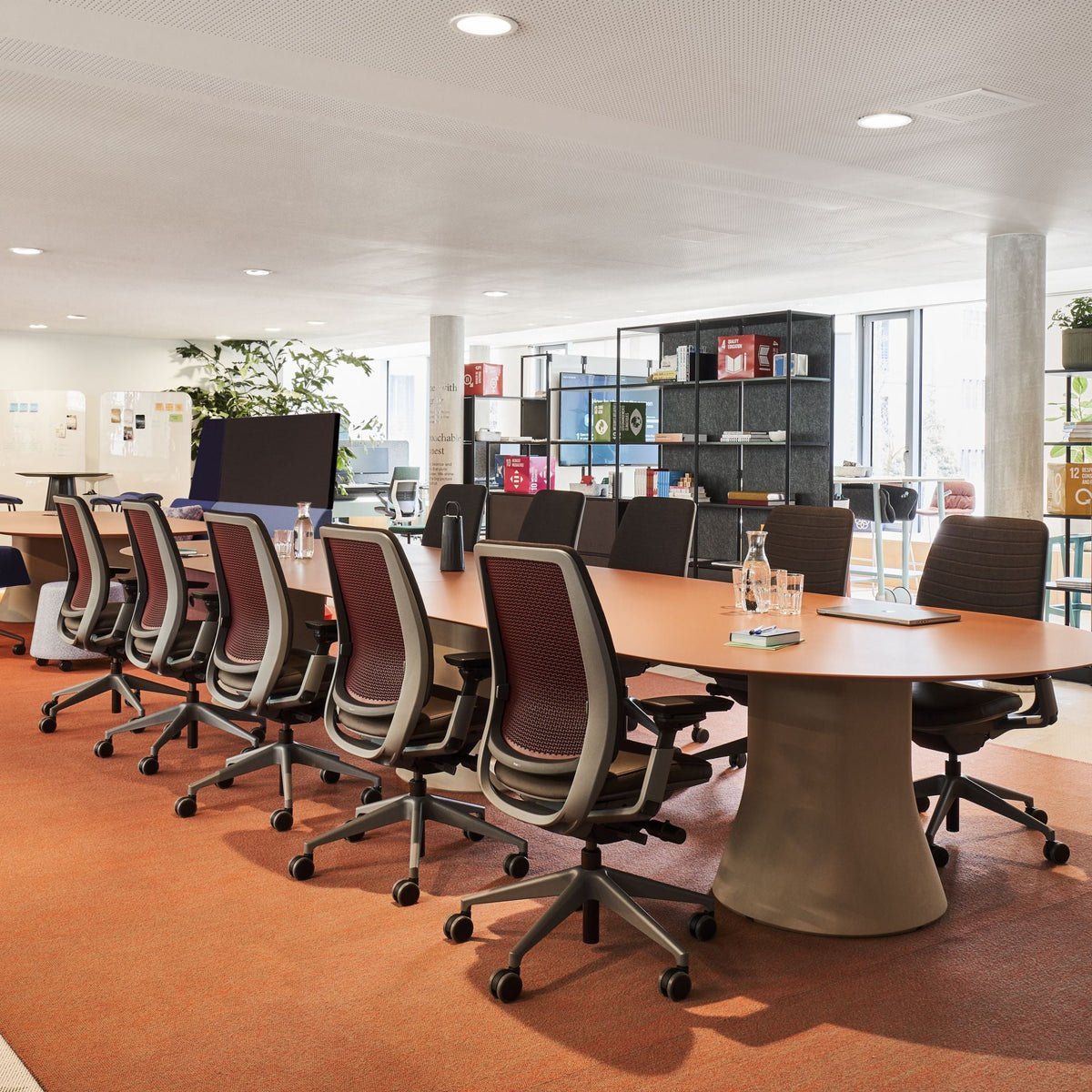 Steelcase Series 2 Bürostuhl mit Armlehnen Sitz & Rückenlehne gepolstert