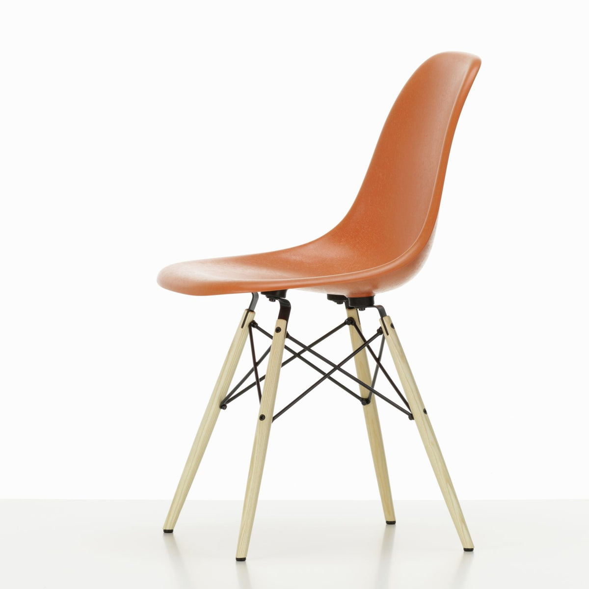 Vitra Eames Fiberglass Side Chair 4 Gestellvarianten & Sitzpolster optional