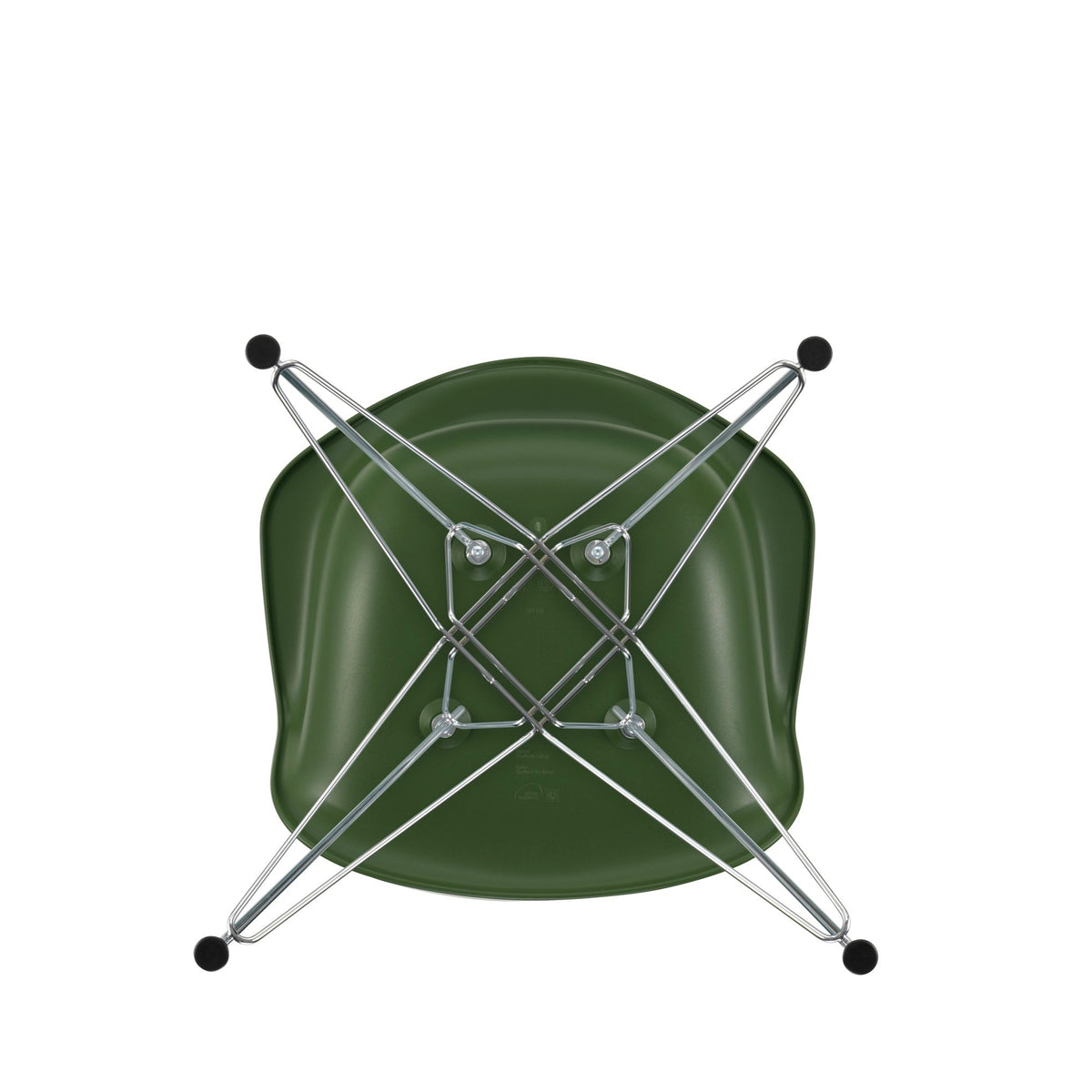 Vitra Eames Plastic Armchair DAR RE Kunststoff-Stuhl mit Armlehnen
