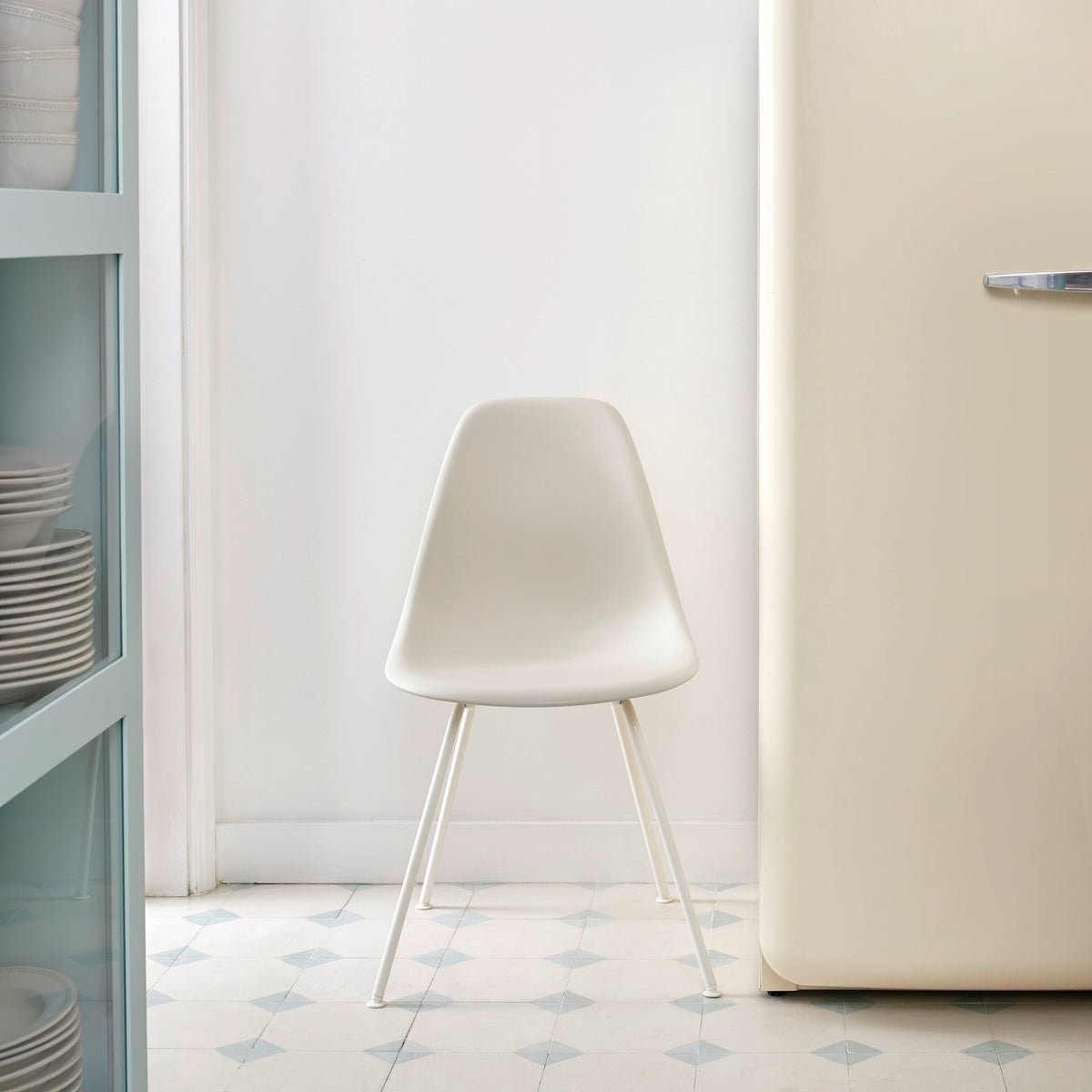 Vitra Eames Plastic Side Chair DSX RE Stuhl Kunststoff 4-Fuß