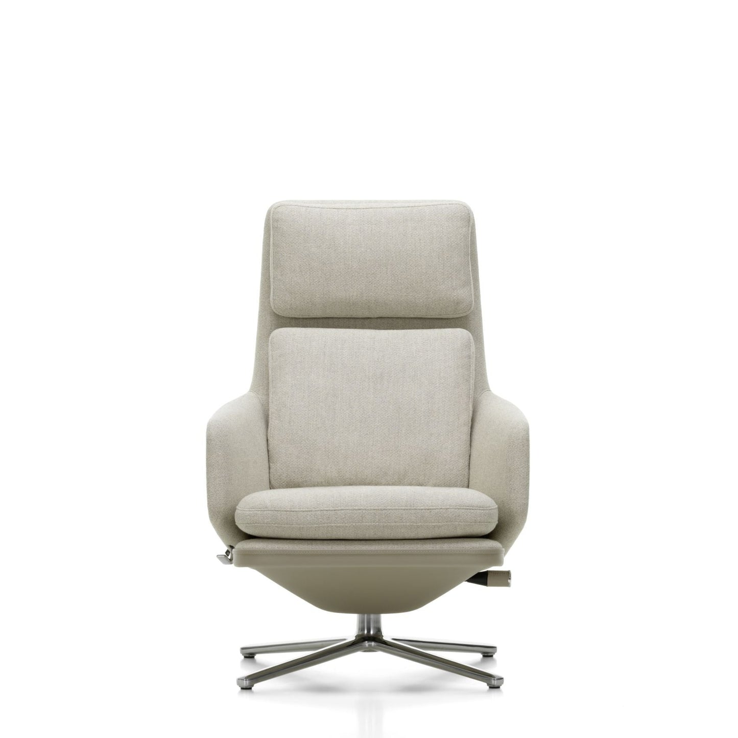 Vitra Grand Relax Loungesessel drehbar mit Ottoman hoher Sessel & Hocker