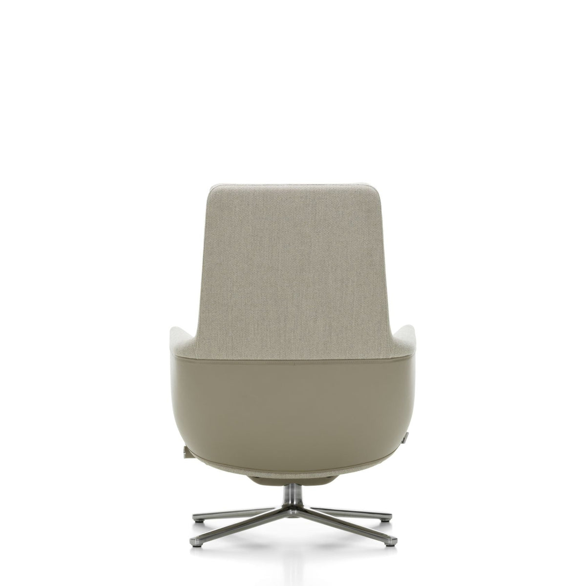 Vitra Grand Relax Loungesessel drehbar mit Ottoman hoher Sessel & Hocker