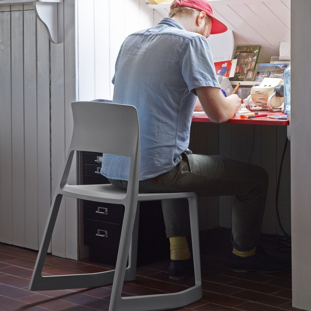 Vitra Tip Ton RE Stuhl Kunststoff recycelt ergonomisch stapelbar