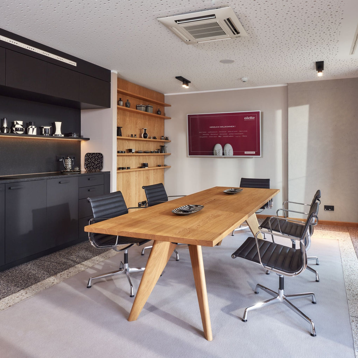 Vitra Table S.A.M. Bois Besprechungstisch / Esstisch Holz