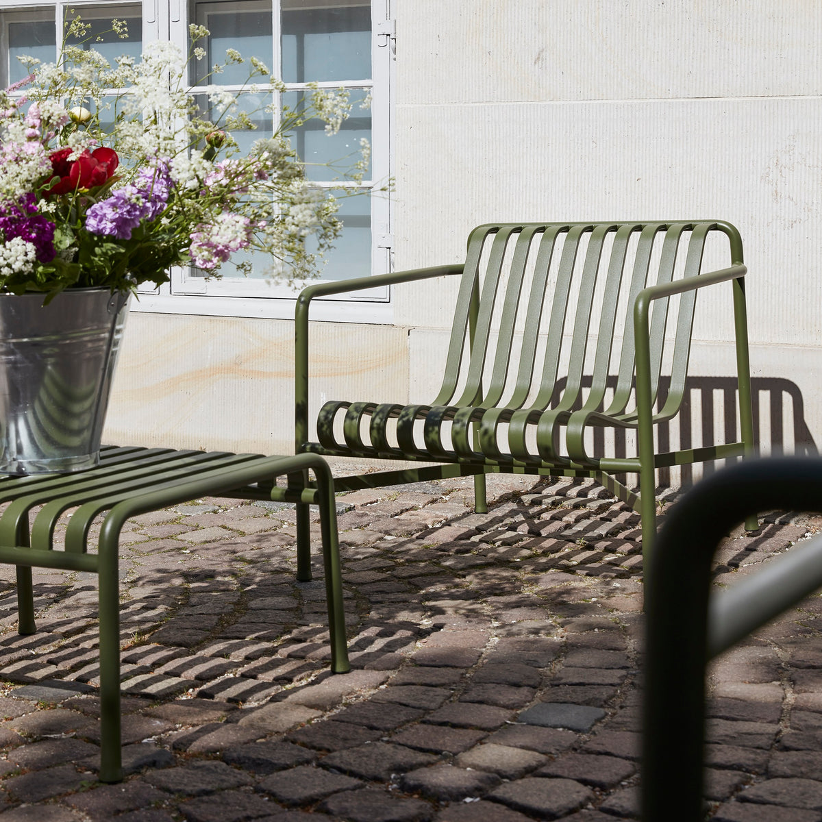 HAY Palissade Ottoman Outdoor-Hocker