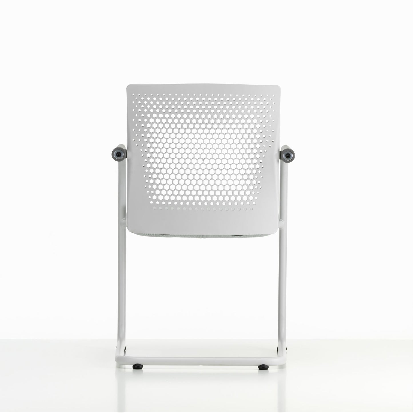 Vitra ID Visitor Air Freischwinger Kunststoffrücken gelocht wahlweise stapelbar