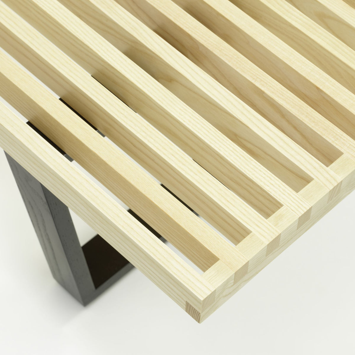 Vitra Nelson Bench Sitzbank Esche Natur/Schwarz