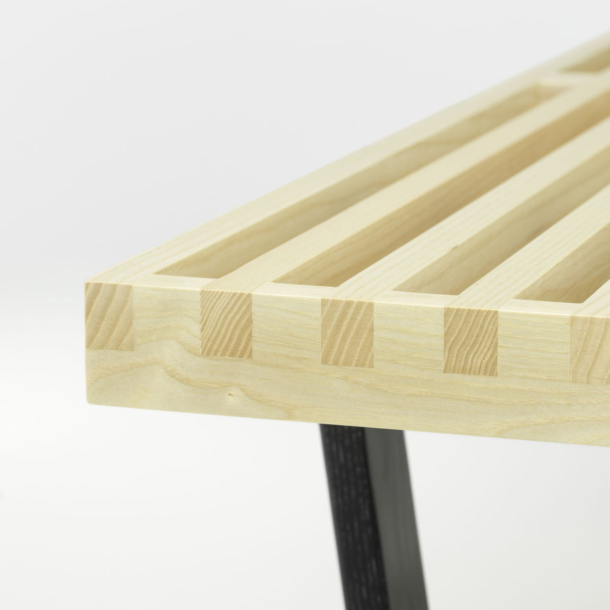 Vitra Nelson Bench Sitzbank Esche Natur/Schwarz