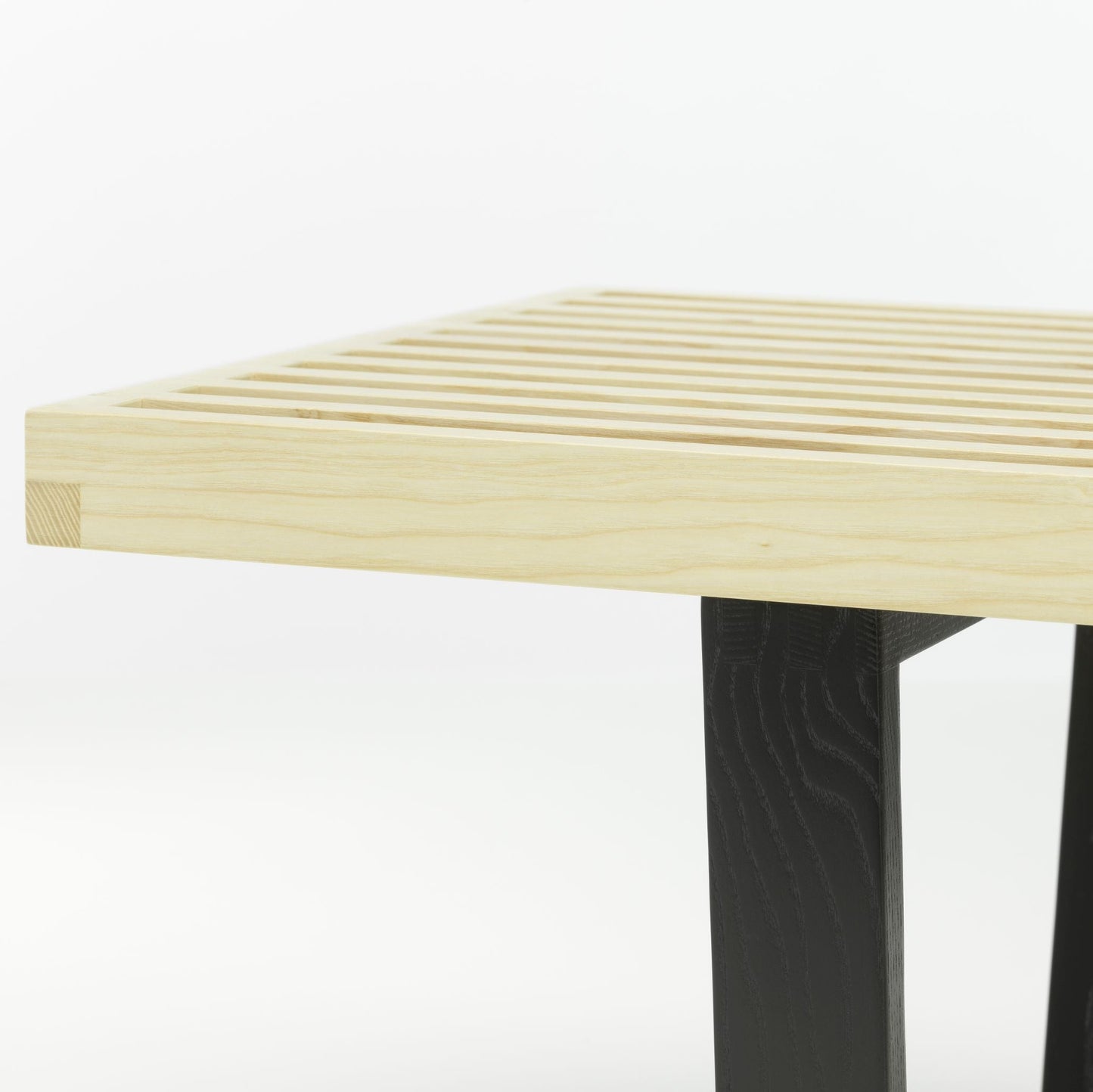 Vitra Nelson Bench Sitzbank Esche Natur/Schwarz