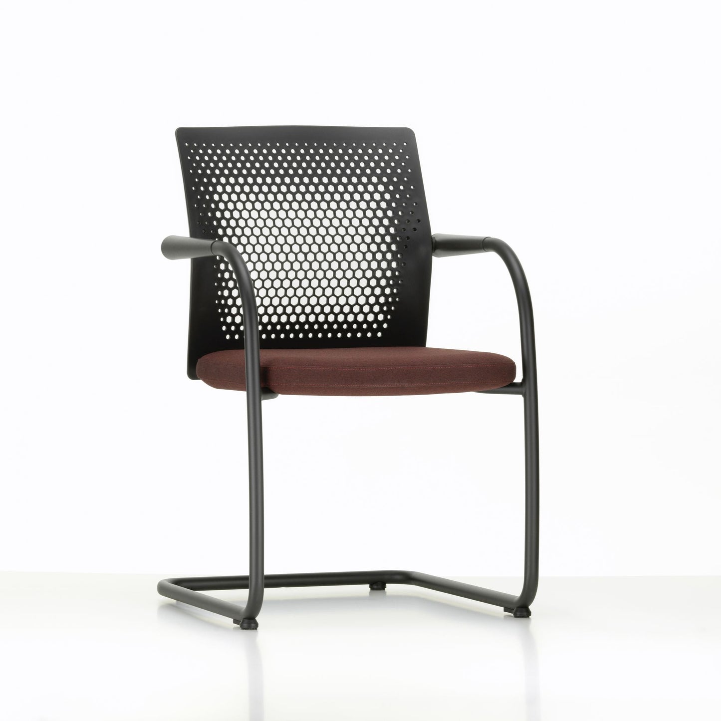Vitra ID Visitor Air Freischwinger Kunststoffrücken gelocht wahlweise stapelbar