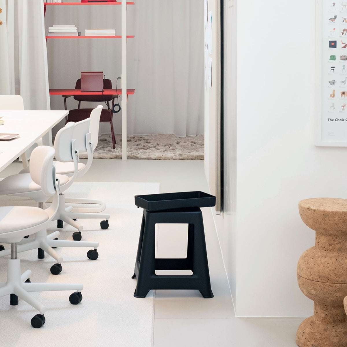 Vitra Chap RE Hocker Kunstsstoff recycelt