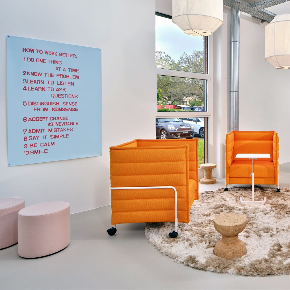 Vitra Visiona Stool Hocker Rund Design Verner Panton