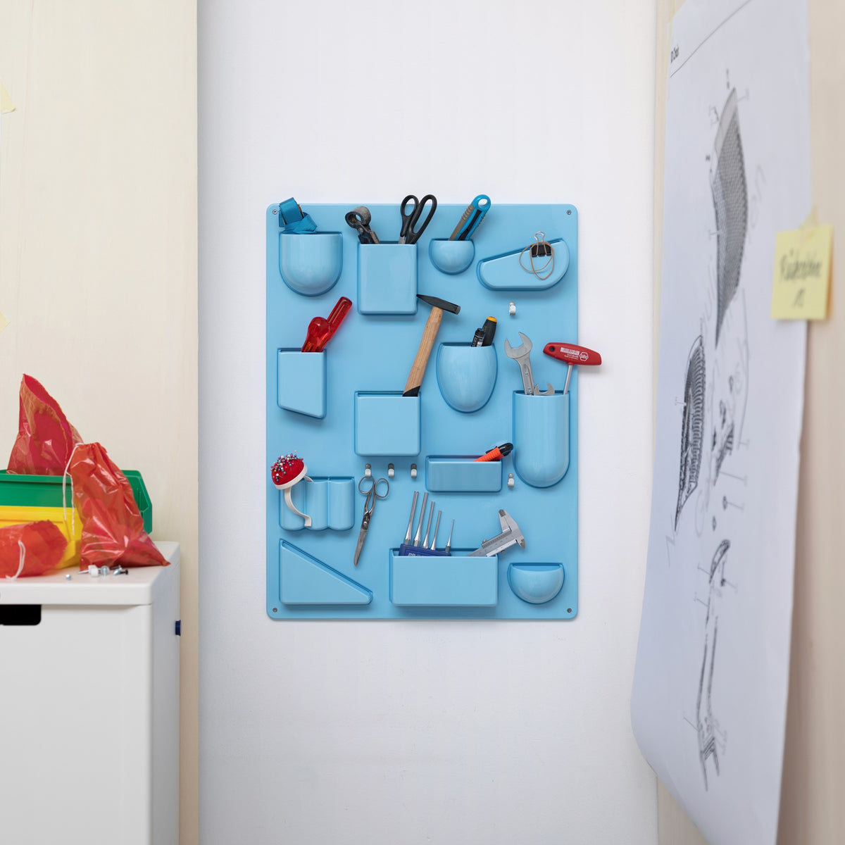 Vitra Uten.Silo RE II Aufbewahrungsstafel Kunststoff recycelt