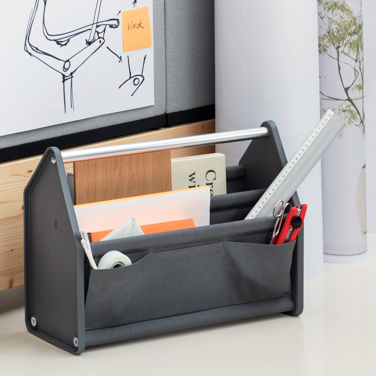Vitra Locker Box RE Aufbewahrungsbox Kunststoff recycelt - Farbe wählbar