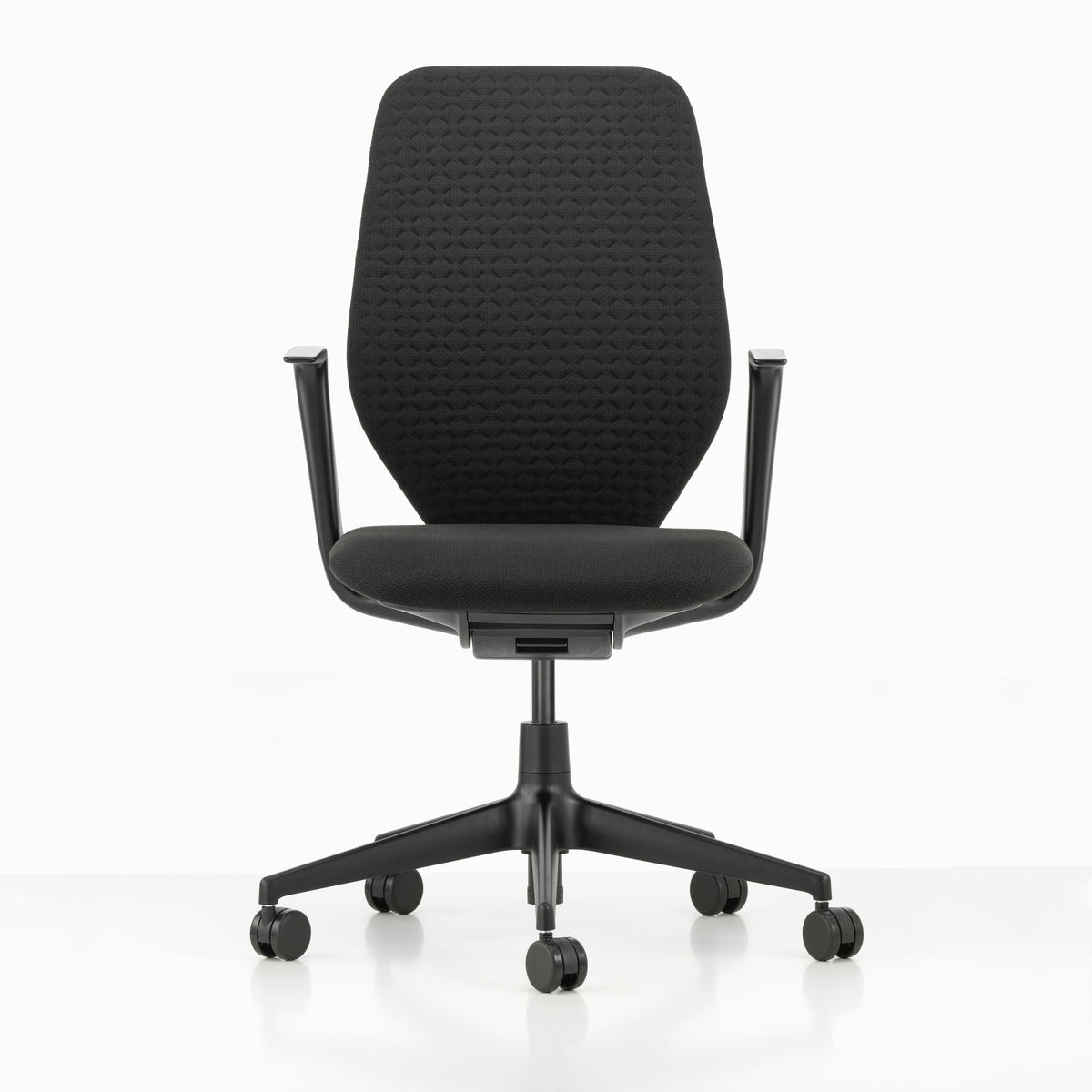 Vitra ACX Soft Bürostuhl Sitz gepolstert Grid Knit Rücken Softpolster Quilted Knit