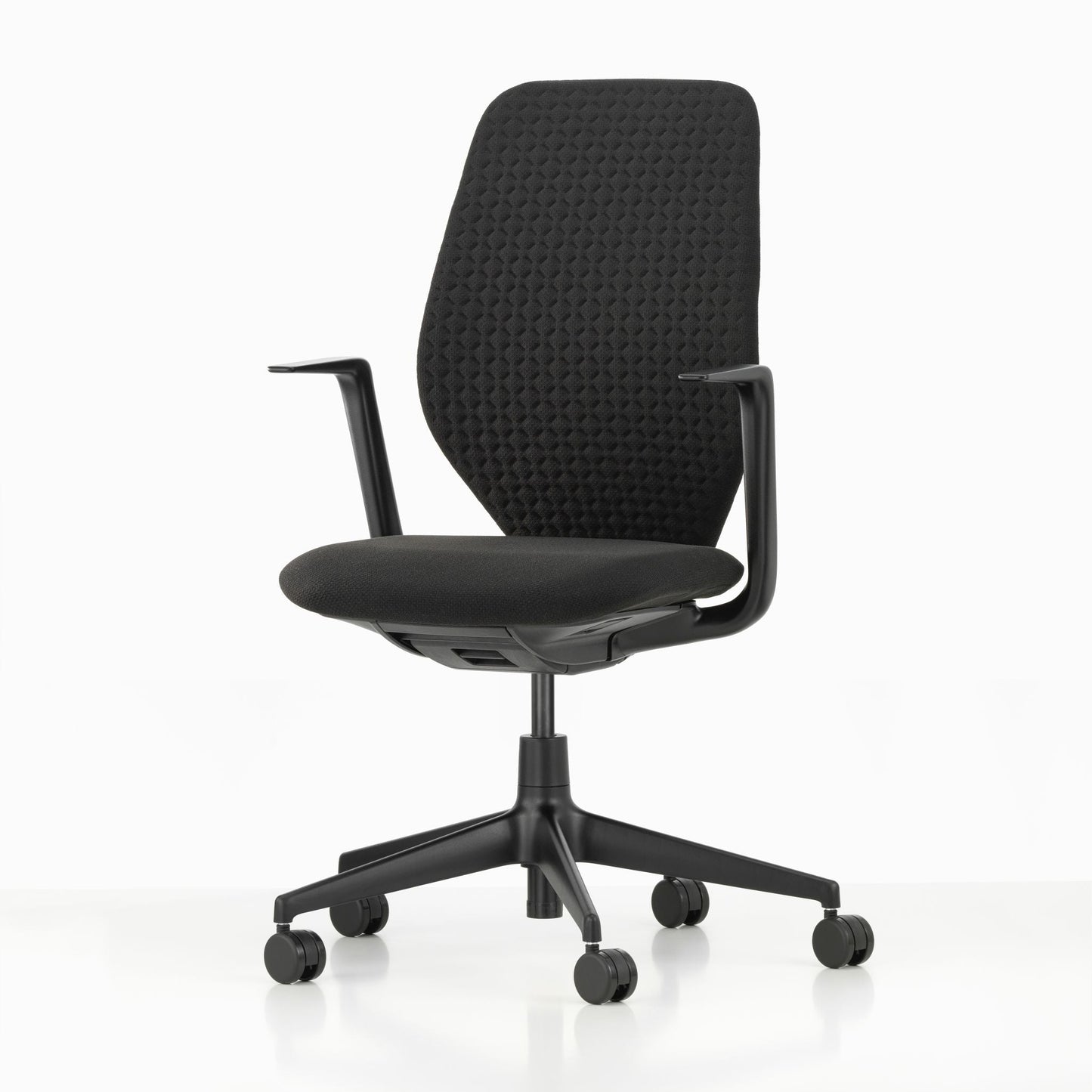 Vitra ACX Soft Bürostuhl Sitz gepolstert Grid Knit Rücken Softpolster Quilted Knit