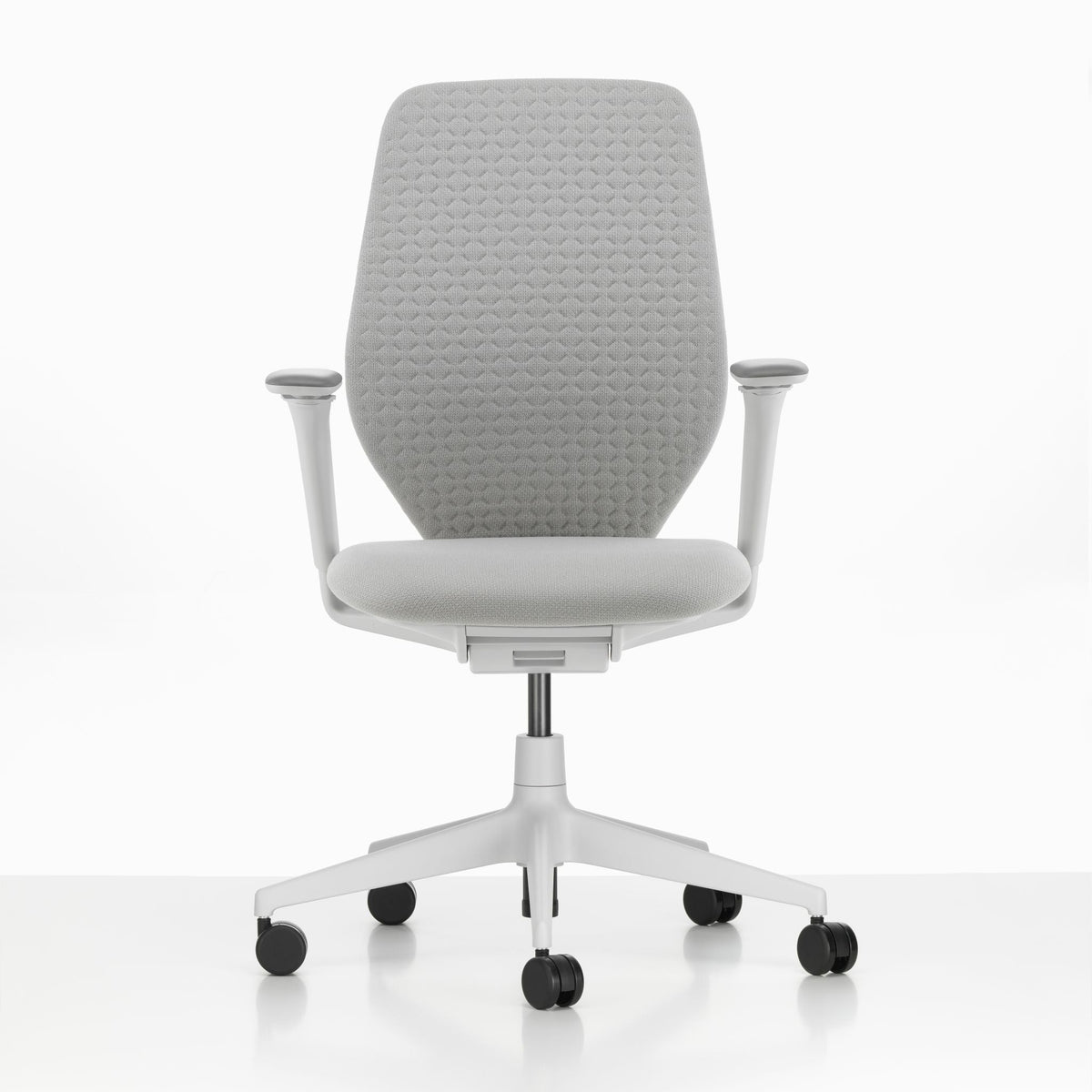 Vitra ACX Soft Bürostuhl Sitz gepolstert Grid Knit Rücken Softpolster Quilted Knit