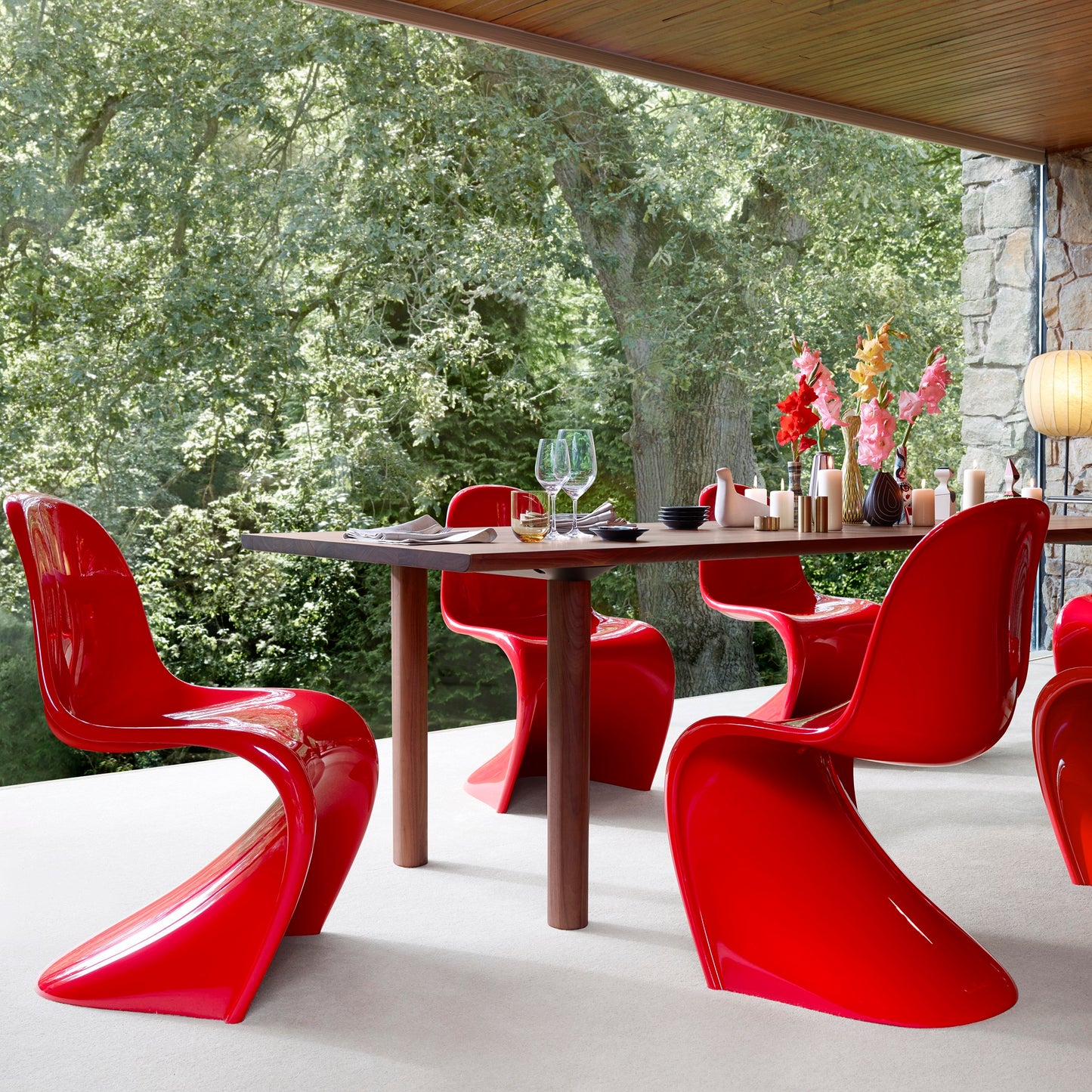 Vitra Panton Chair Classic Stuhl glänzend lackiert Originalversion
