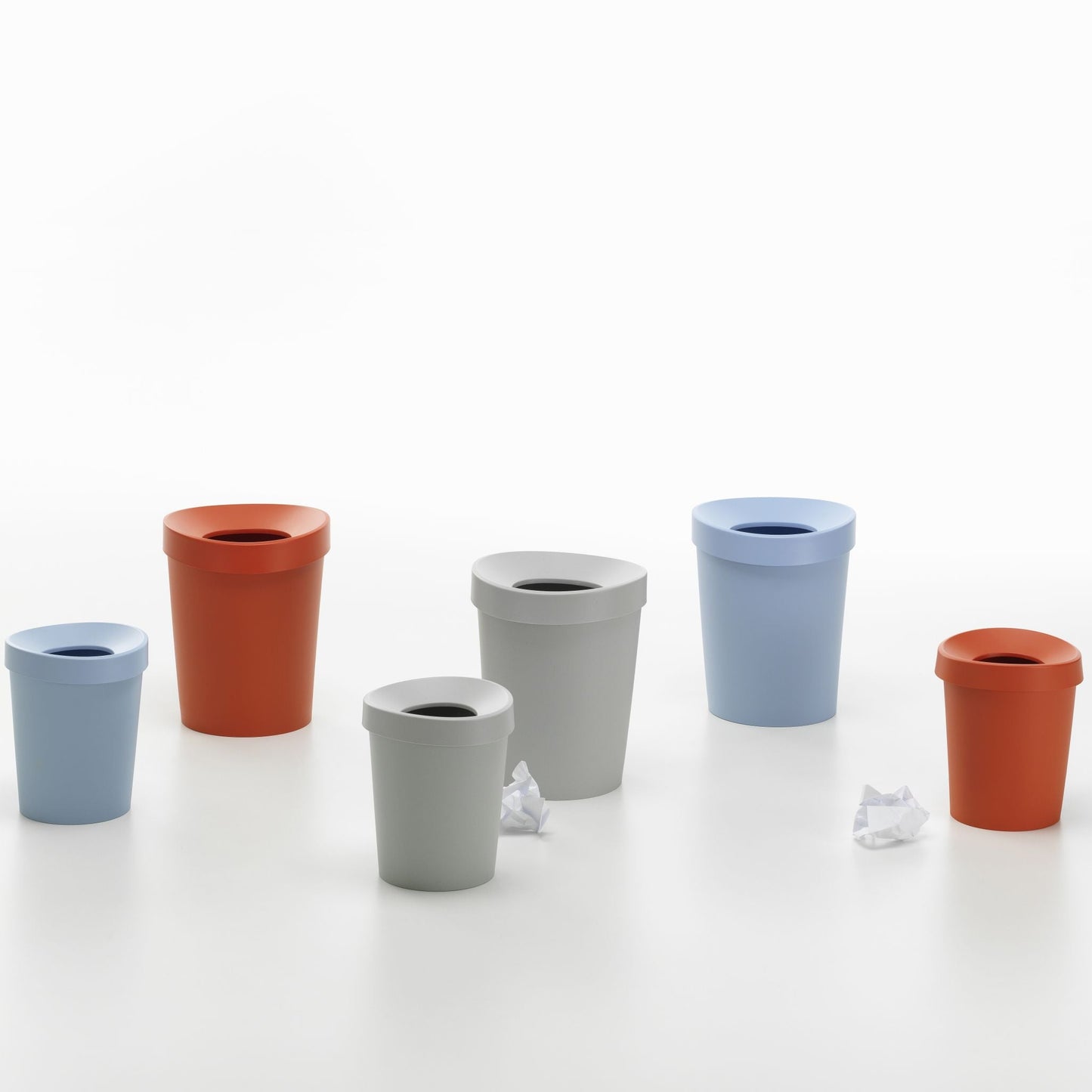 Vitra Happy Bin S Papierkorb klein rund mit abnehmbarem Ring