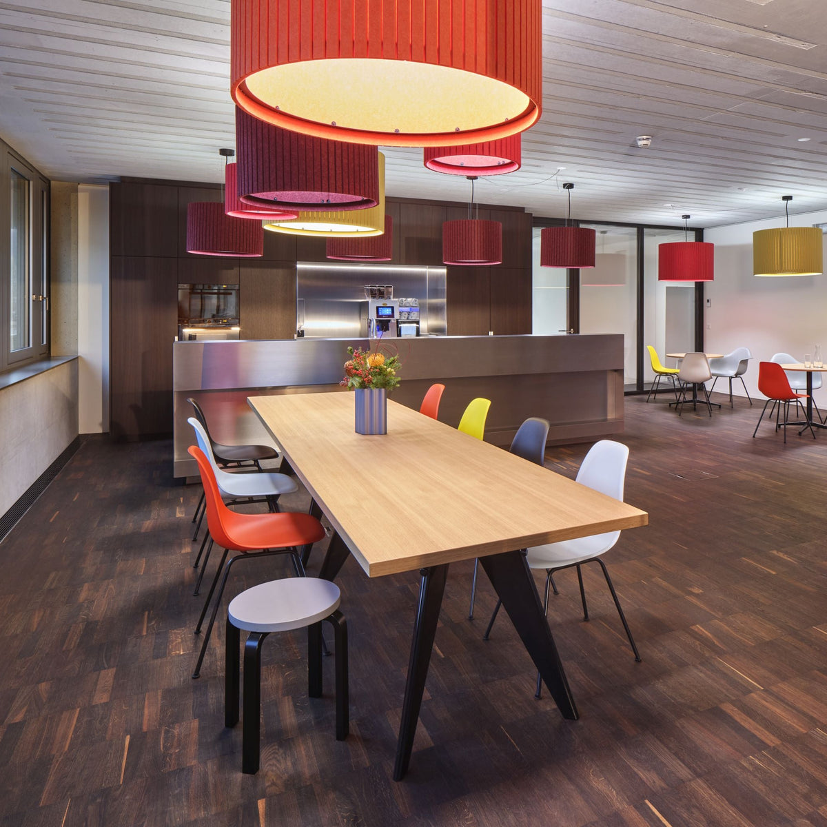 Vitra EM Table Besprechungstisch / Esstisch Holz und Metall