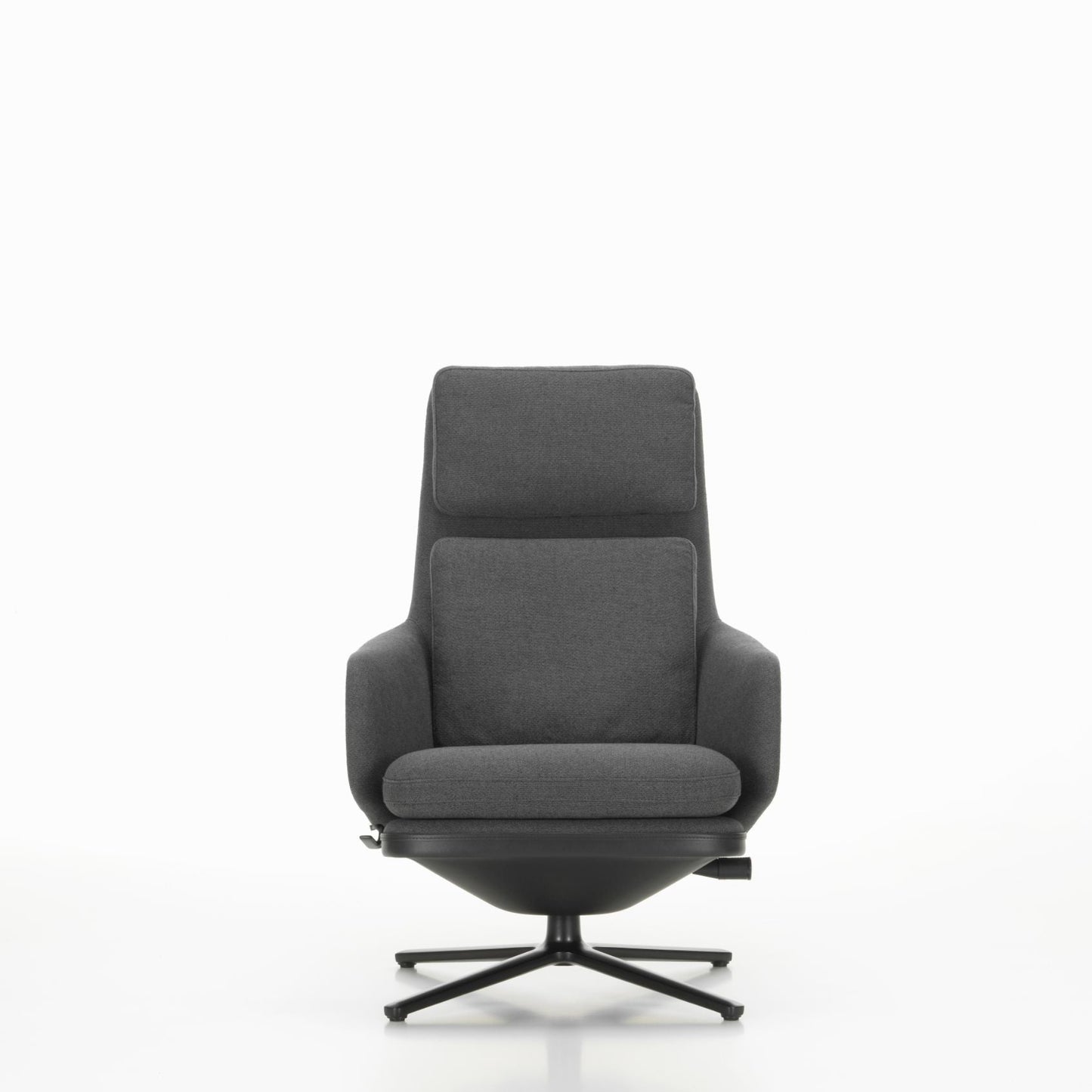 Vitra Grand Relax Loungesessel drehbar mit Ottoman hoher Sessel & Hocker