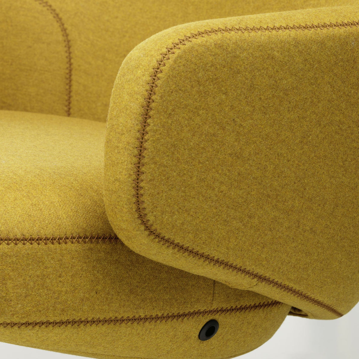 Vitra Grand Repos Loungesessel drehbar mit Ottoman Ohrensessel & Hocker