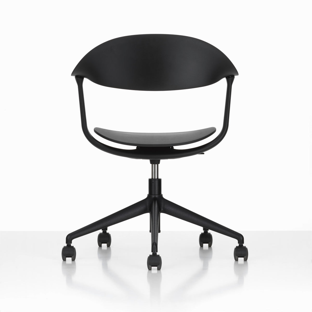 Vitra Mynt Bürostuhl Sitz + Rücken Kunststoff basic dark RE 5-Stern-Fuß