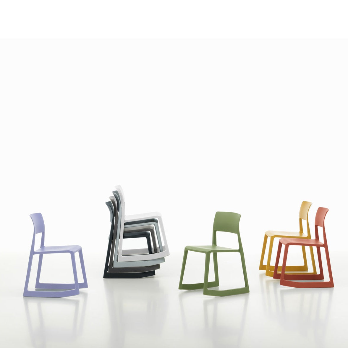Vitra Tip Ton RE Stuhl Kunststoff recycelt ergonomisch stapelbar