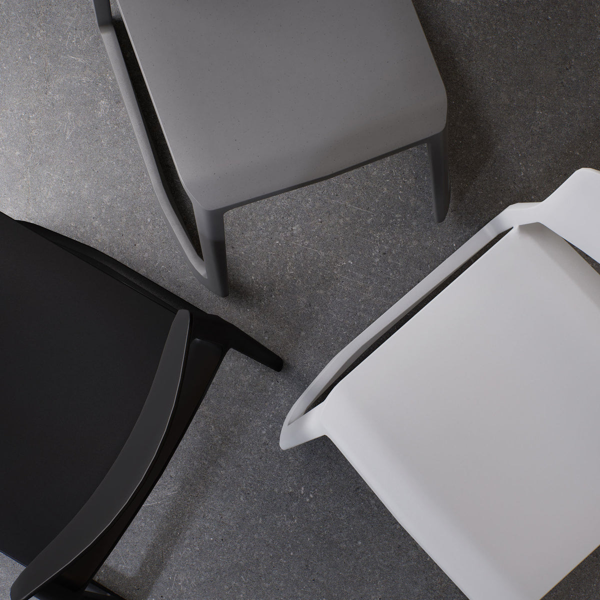 Vitra Tip Ton RE Stuhl Kunststoff recycelt ergonomisch stapelbar