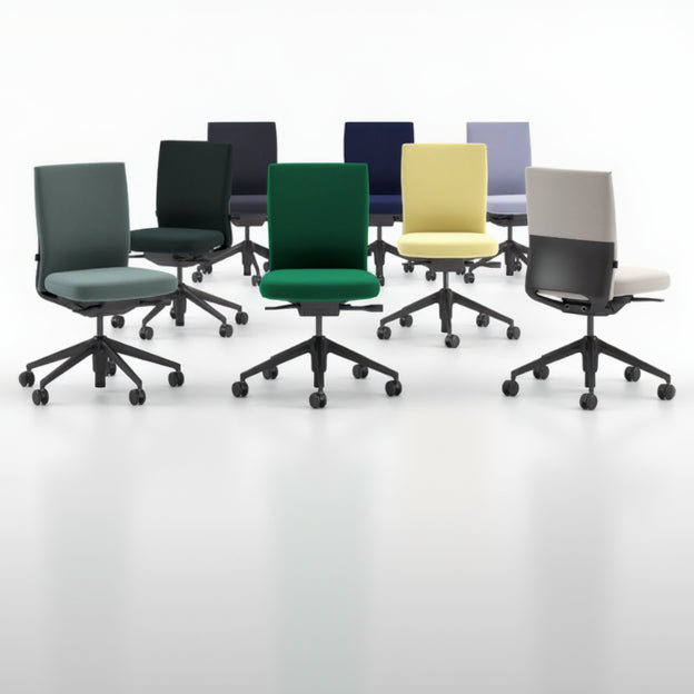 Vitra ID Soft Bürostuhl Sitz- und Rückenlehne gepolstert Bezug Volo