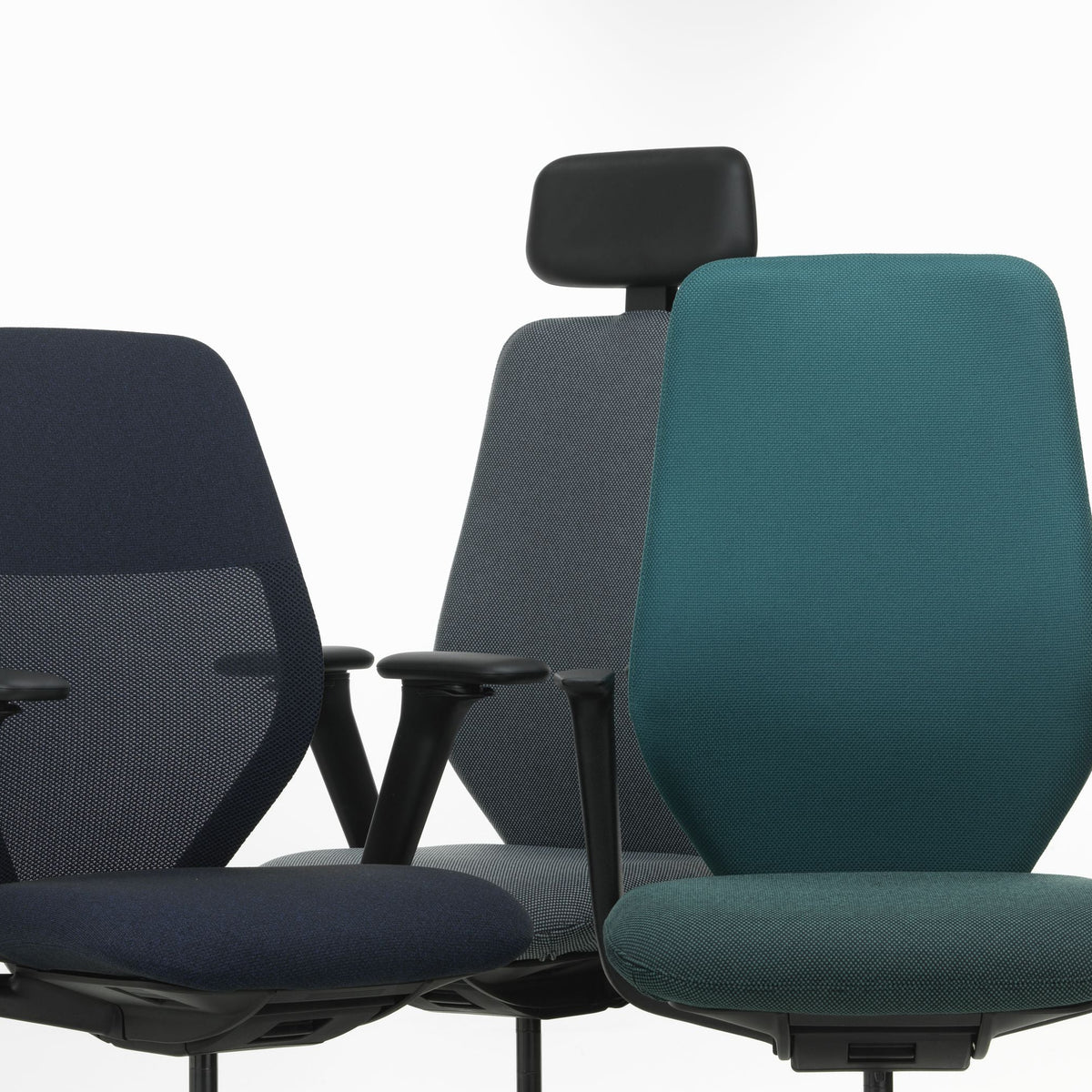 Vitra ACX Pad Bürostuhl Sitz und Rückenlehne gepolstert Plano