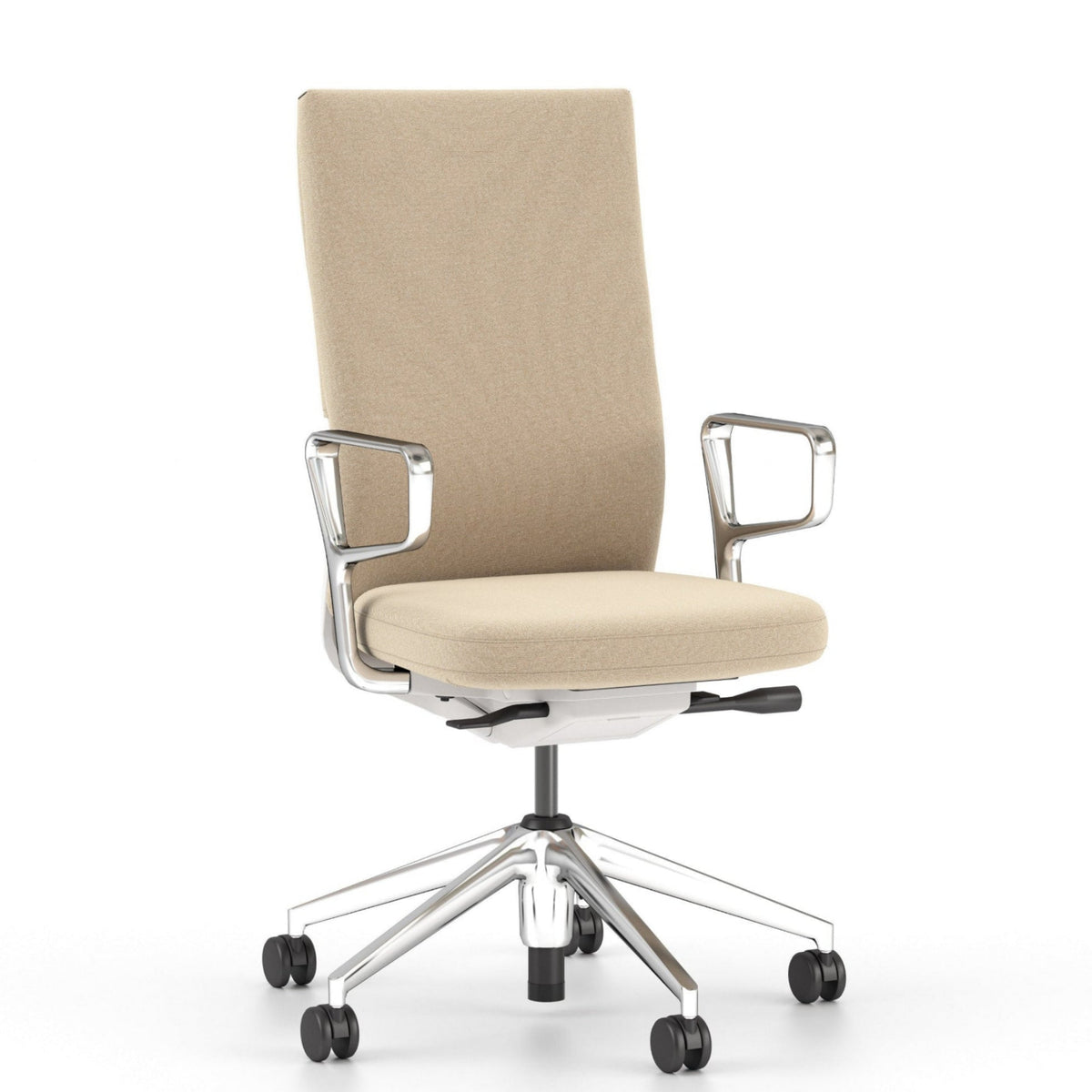 Vitra ID Soft L Bürostuhl hohe Rückenlehne gepolstert Bezug Plano