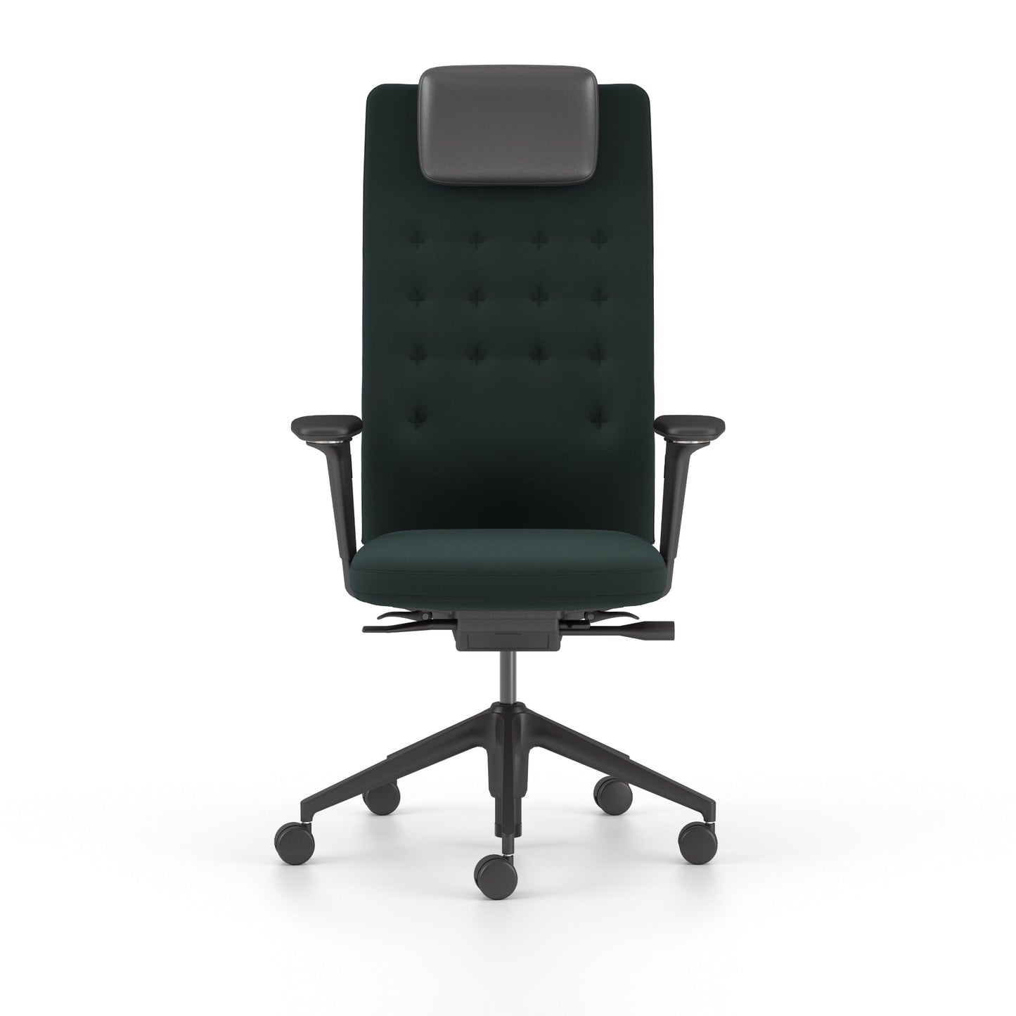 Vitra ID Trim L Bürostuhl hohe Rückenlehne mit Kopfstütze Bezug Volo