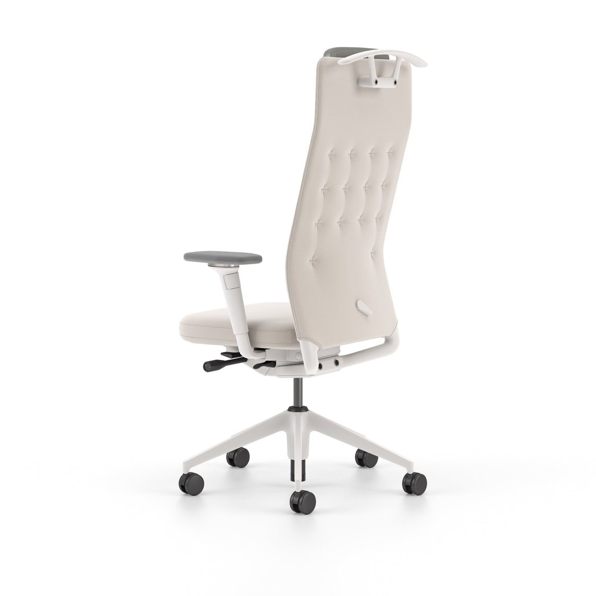Vitra ID Trim L Bürostuhl hohe Rückenlehne mit Kopfstütze Bezug Volo