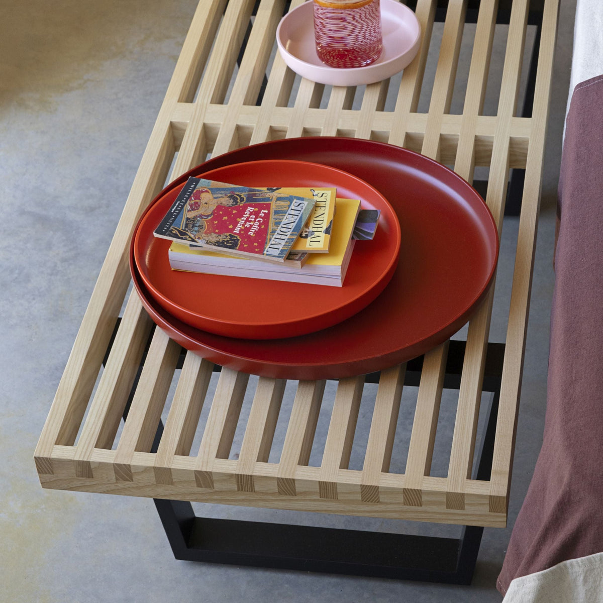 Vitra Nelson Bench Sitzbank Esche Natur/Schwarz