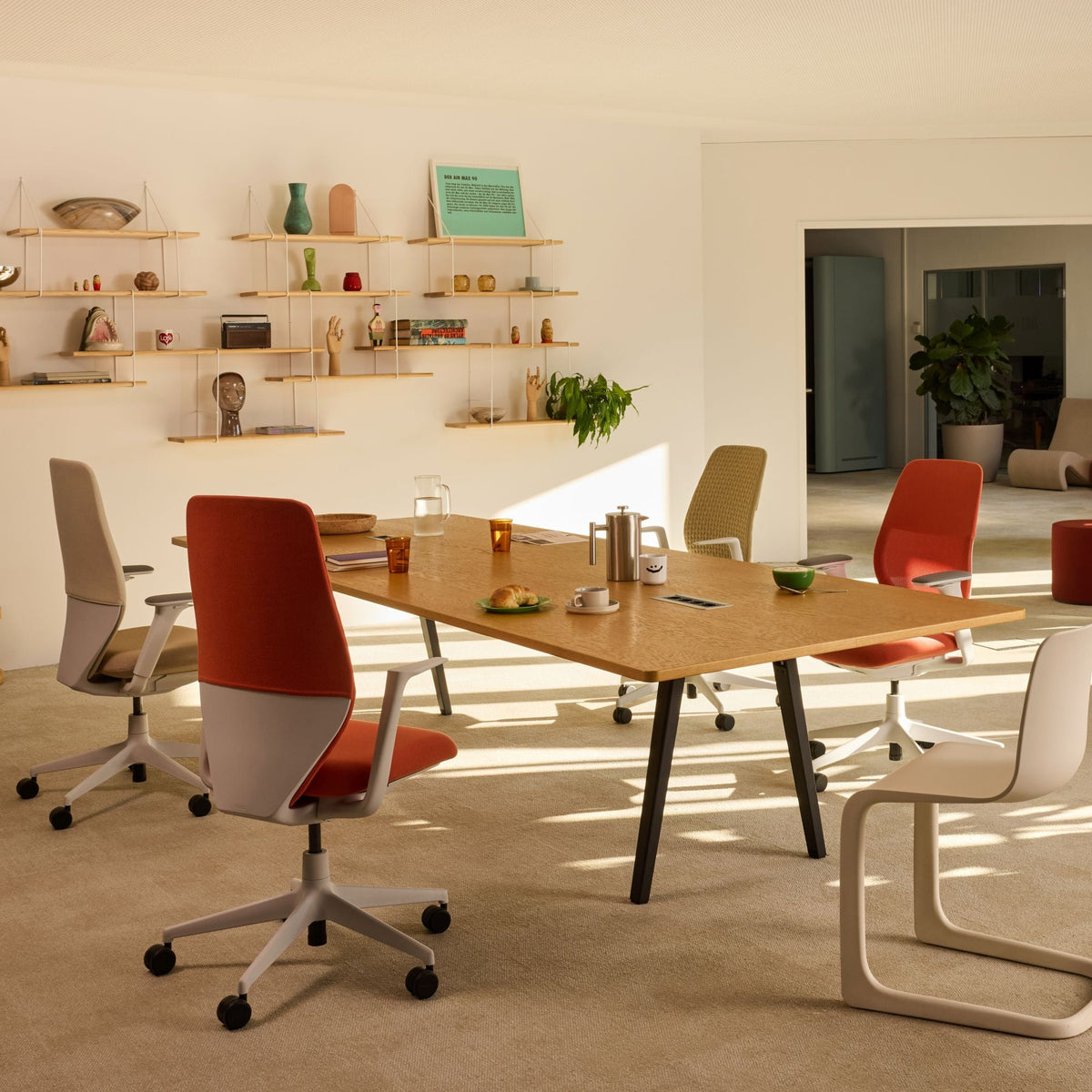 Vitra ACX Softknit Bürostuhl Sitzpolster Grid Knit Rückenlehne Softpolster