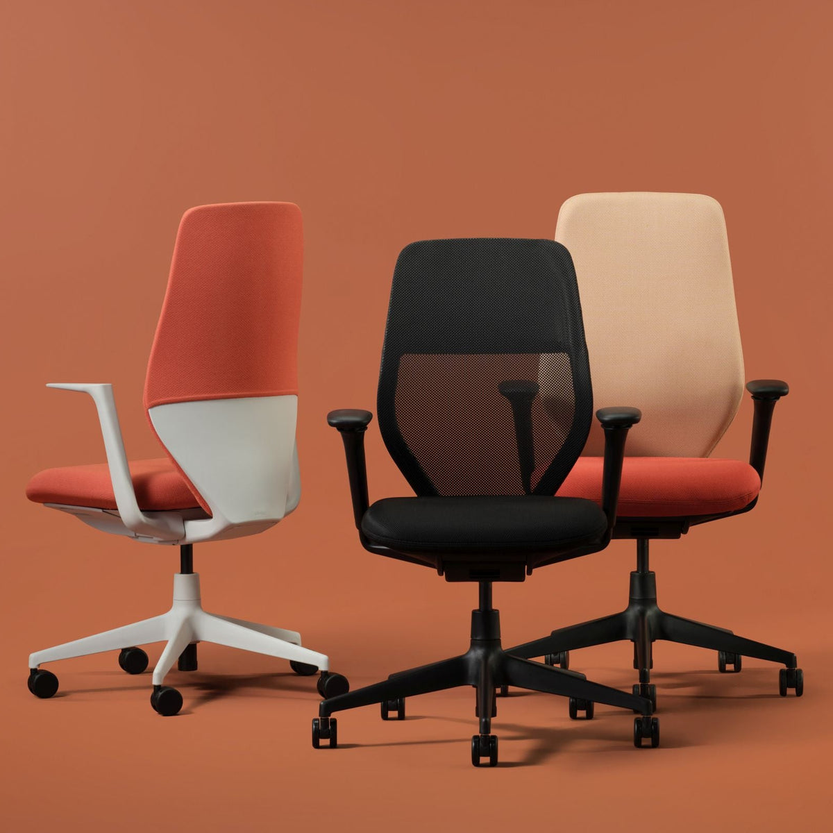 Vitra ACX Pad Bürostuhl Sitz und Rückenlehne gepolstert Plano