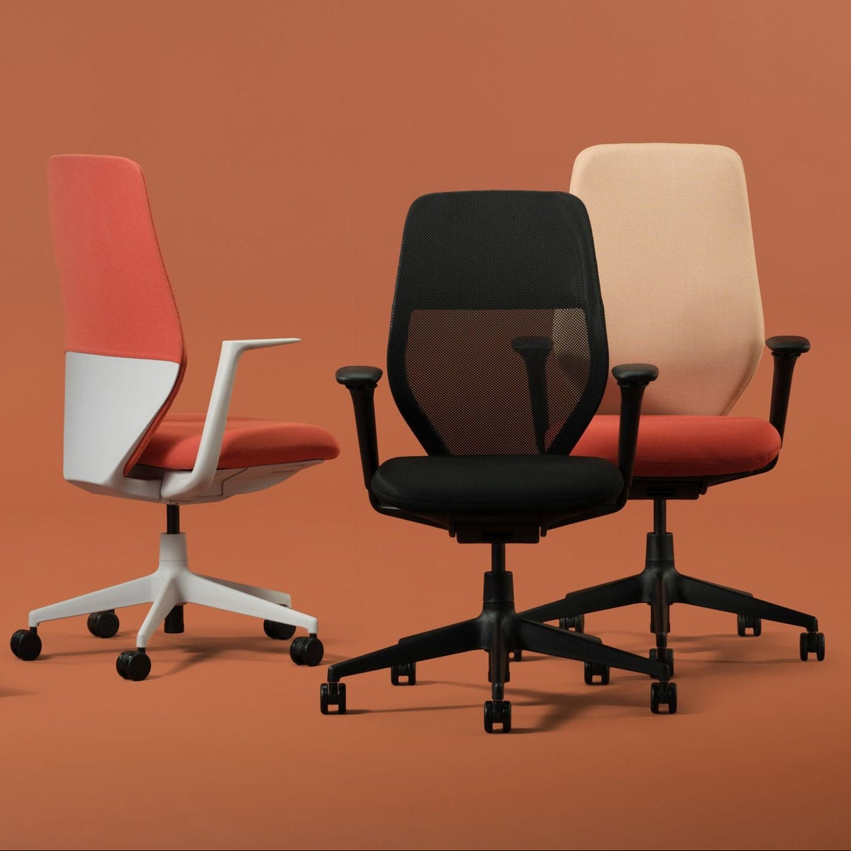 Vitra ACX Pad Bürostuhl Sitz und Rückenlehne gepolstert Plano