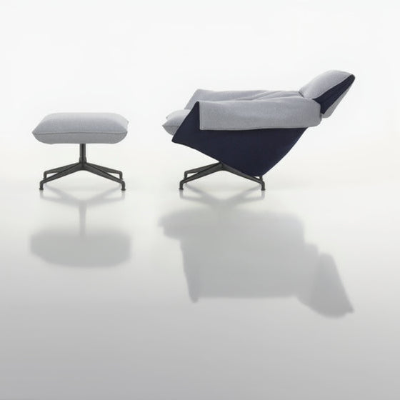 Vitra Bascule Highback Lounge Chair & Ottoman Relax-Sessel & Hocker