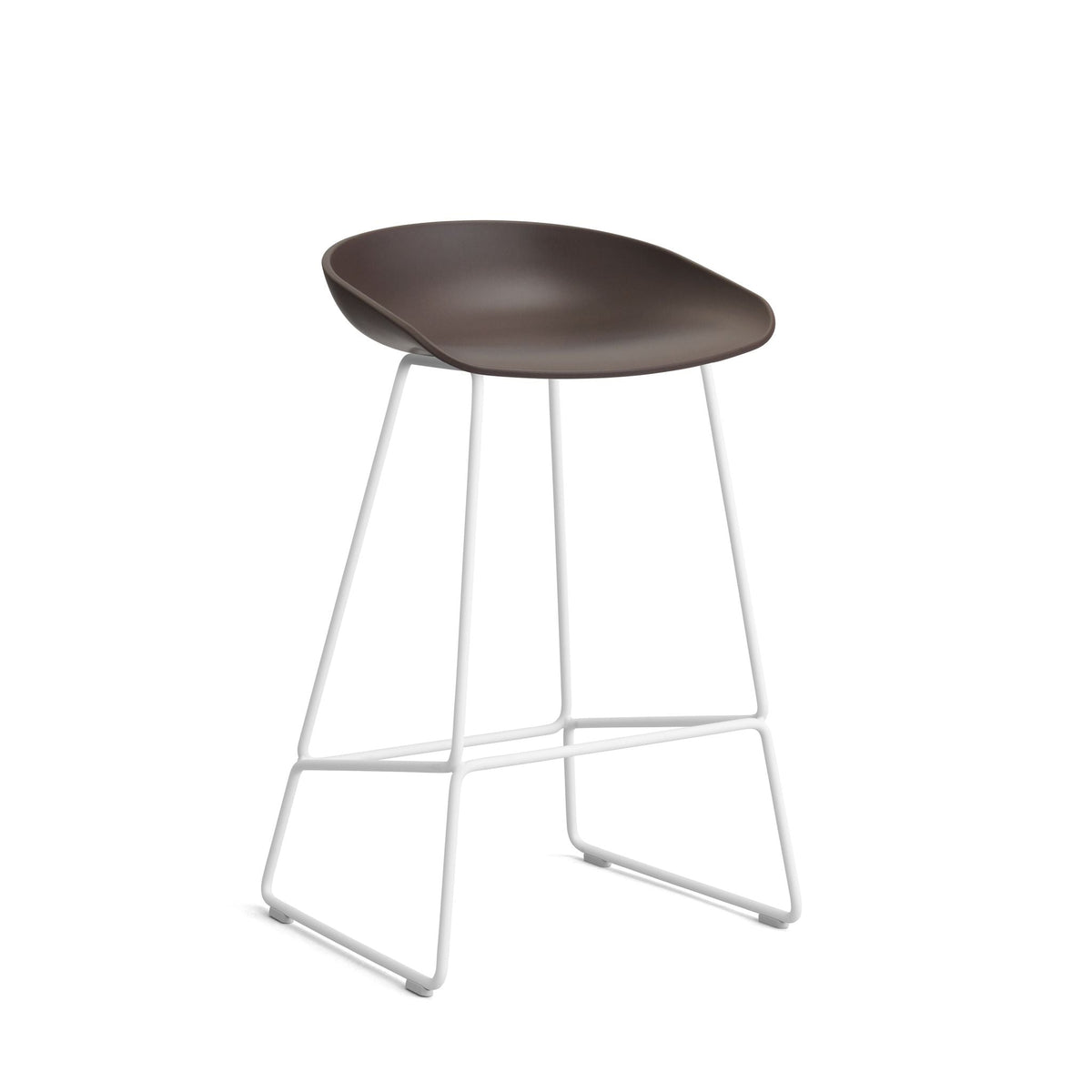 HAY About a Stool AAS 38 Barhocker Sitz Kunststoff recycelt Gestell Stahl