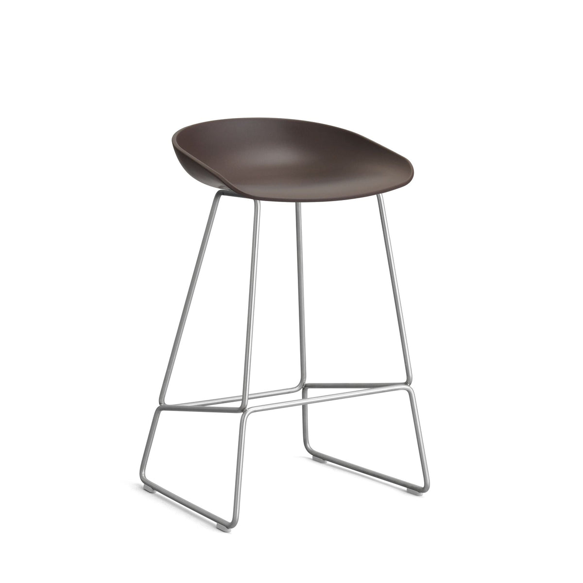 HAY About a Stool AAS 38 Barhocker Sitz Kunststoff recycelt Gestell Stahl