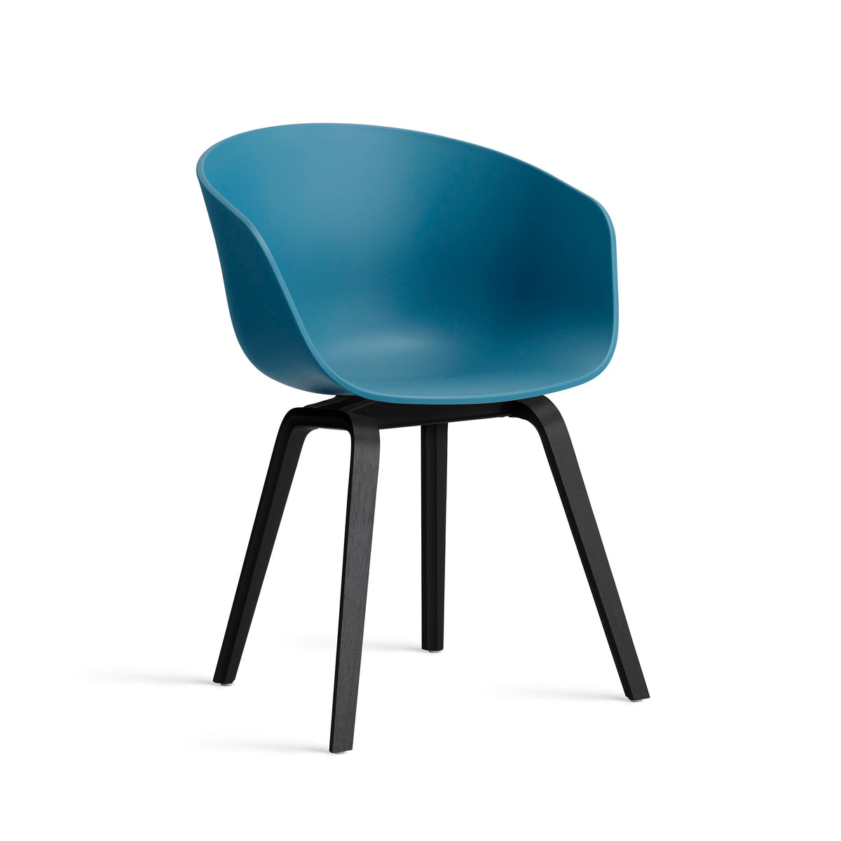 HAY About A Chair AAC 22 Armlehnstuhl Kunststoff Gestell 4-Fuß Formsperrholz