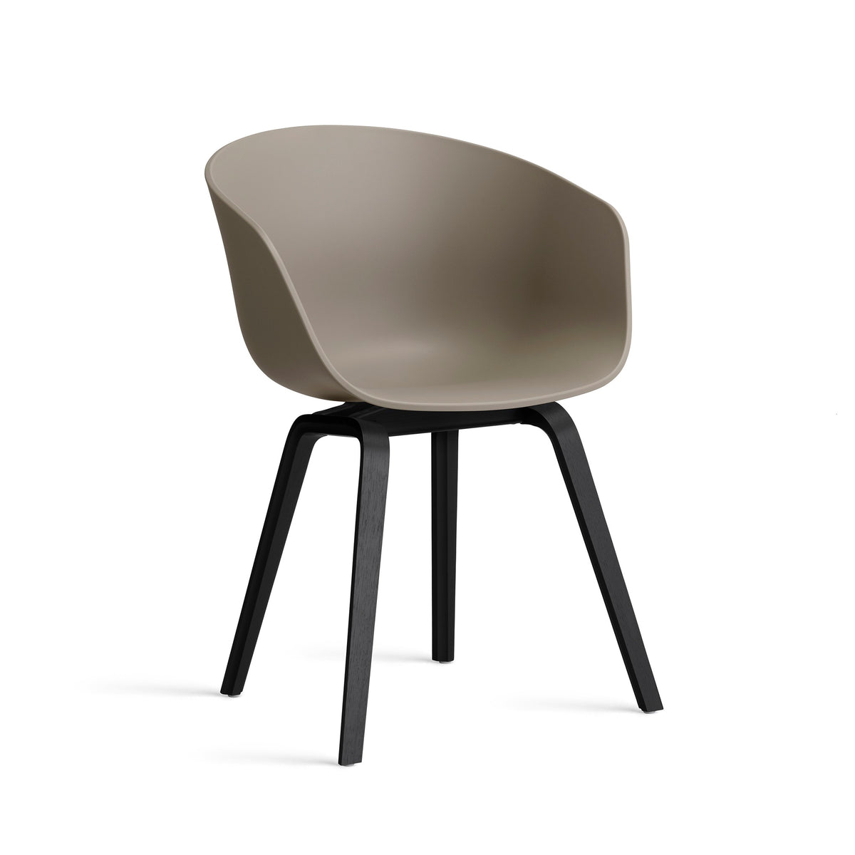 HAY About A Chair AAC 22 Armlehnstuhl Kunststoff Gestell 4-Fuß Formsperrholz