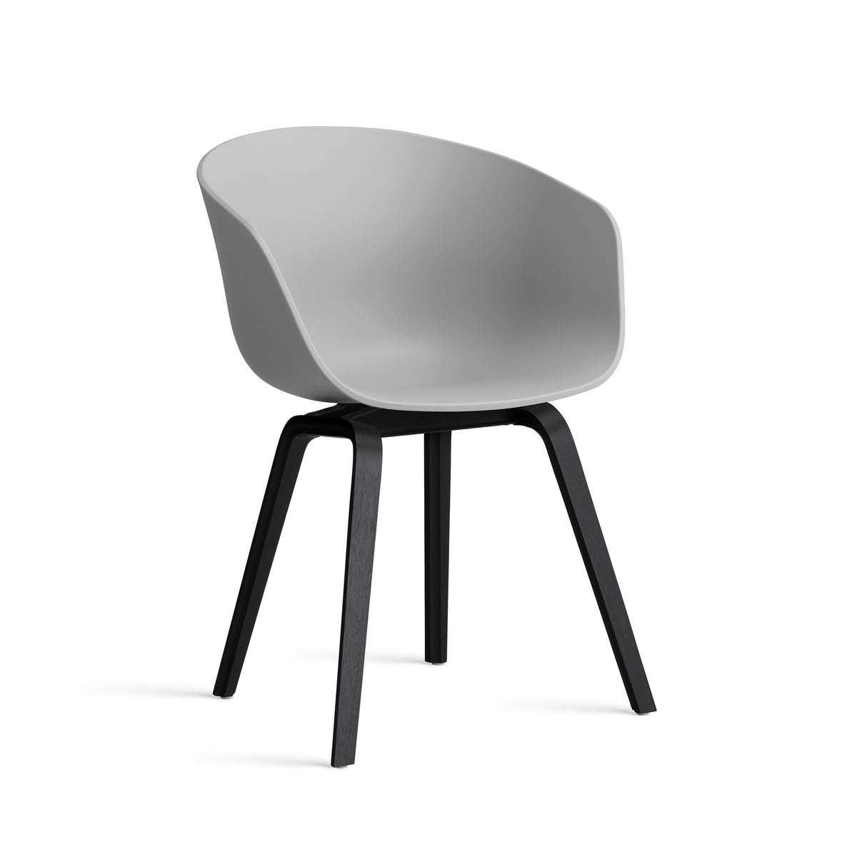 HAY About A Chair AAC 22 Armlehnstuhl Kunststoff Gestell 4-Fuß Formsperrholz