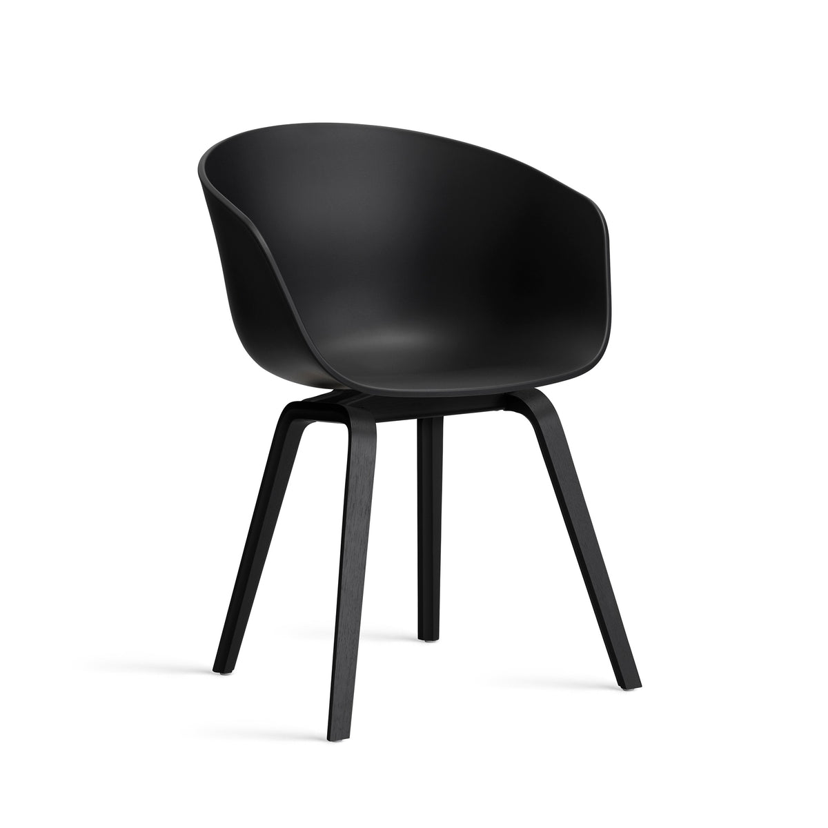 HAY About A Chair AAC 22 Armlehnstuhl Kunststoff Gestell 4-Fuß Formsperrholz